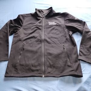 THE NORTH FACE WINDWALL MEN'S FLEECE LINED JACKET BLACK SIZE XLARGE IS USED